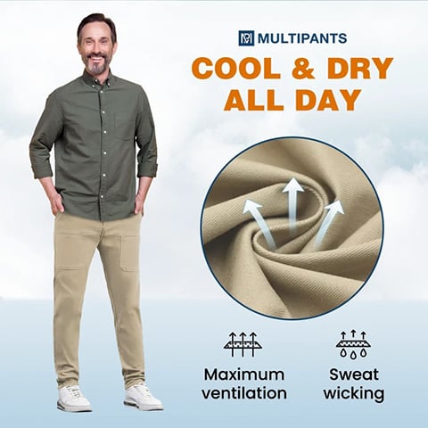 🎁Hot Sale 49% OFF🏆MultiPants – High Stretch Multi-pocket Durable Cargo Pants