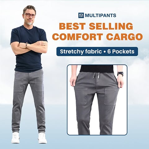 🎁Hot Sale 49% OFF🏆MultiPants – High Stretch Multi-pocket Durable Cargo Pants